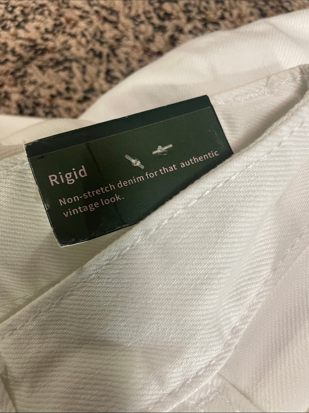 Wild Fable White Baggy Cargo Wide Leg Mid Rise Trousers Size 14 NWT - Picture 7 of 9